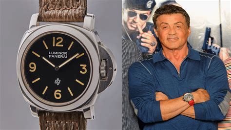 sylvester stallone Panerai watch